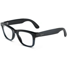 Умные очки Ray-Ban Wayfarer (Gen 3) Transparent Matte Ocean Blue Large Transitions Grey