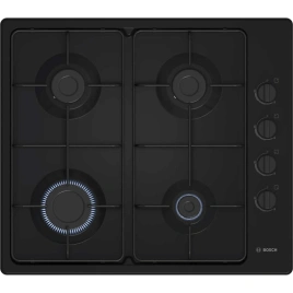 Газовая варочная панель Bosch Serie 2 PBP6C6K80Q Black