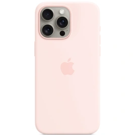 Силиконовый чехол Apple MagSafe для iPhone 15 Pro Max Light Pink