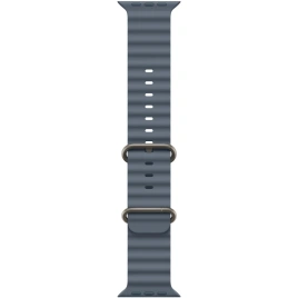 Ремешок Apple Watch Ultra 49mm Anchor Blue Ocean Band - Natural Titanium Finish (MGCC4FE/A)