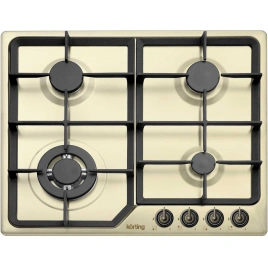 Газовая варочная панель Korting HG 630 CTSB Ivory