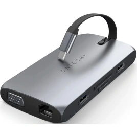 Хаб Satechi USB-C 8 в 1 (ST-UCMBAM) Space Gray