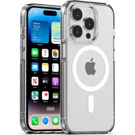 Чехол Gurdini Alba Series Protective with MagSafe для iPhone 16 Pro Clear