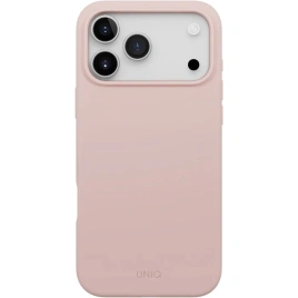 Чехол Uniq Lino Hybrid Silicone Case with MagClick для iPhone 17 Pro Max Blush Pink