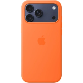 Чехол Apple Silicone Case with MagSafe для iPhone 17 Pro Max Orange