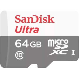 Карта памяти Sandisk Ultra 64GB MicroSDXC Class 10/UHS-1 SDSQUNR-064G-GN3MN