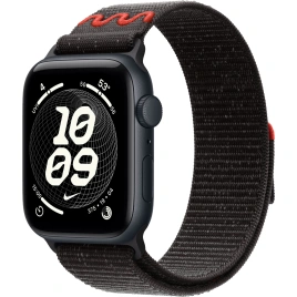 Смарт-часы Apple Watch SE (2025) 40mm Midnight Aluminum Case with Midnight Black Nike Sport Loop