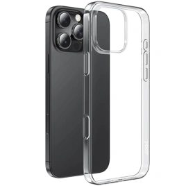 Силиконовый чехол Hoco для iPhone 16 Pro Clear