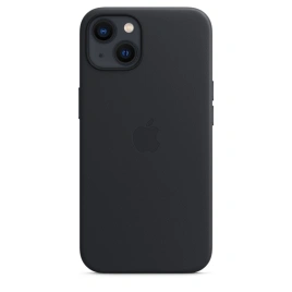 Кожаный чехол Apple MagSafe для iPhone 13 Тёмная ночь
