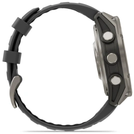 Смарт-часы Garmin Fenix 8 Pro 47mm Amoled Sapphire Lens Tinanium With Graphite/Black Silicone Band (010-03198-11)