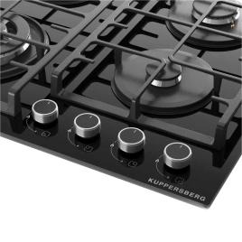 Газовая варочная панель Kuppersberg TG 62 B Black Glass