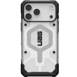 Чехол UAG MagSafe Pathfinder Clear для iPhone 17 Pro Ice/Silver