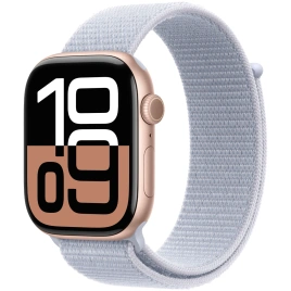 Смарт-часы Apple Watch Series 10 42mm Rose Gold Aluminum Case with Blue Cloud Sport Loop