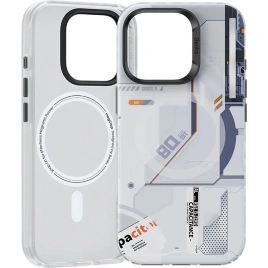 Чехол Benks Magnetic Perspective-Mecha Case with MagSafe для iPhone 16 Pro Max White