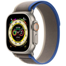Смарт-часы Apple Watch Ultra GPS + Cellular 49mm Titanium Case with Blue/Gray Trail Loop S/M