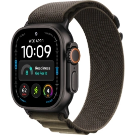 Смарт-часы Apple Watch Ultra 4 (2026) 49mm Black Titanium Case with Dark Olive Alpine Loop L
