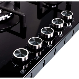 Газовая варочная панель Korting HGG 9766 ICPTN Black Glass