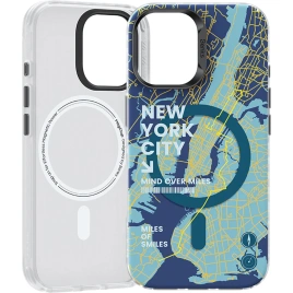 Чехол Benks Magnetic City Case with MagSafe для iPhone 16 New York