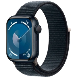 Смарт-часы Apple Watch Series 9 41mm Midnight Aluminum Case with Midnight Sport Loop (MR8Y3)