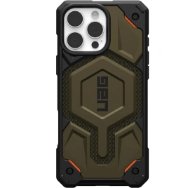 Чехол UAG MagSafe Monarch Pro для iPhone 16 Pro Max Kevlar Element Green