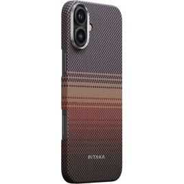 Чехол Pitaka Tactile Woven case для iPhone 16 Sunset