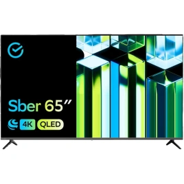Телевизор Sber 65" QLED 4K UHD Салют ТВ (SDX-65UQ5232T)