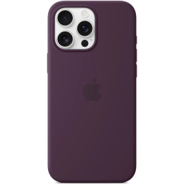 Чехол Apple Silicone Case with MagSafe для iPhone 16 Pro Plum