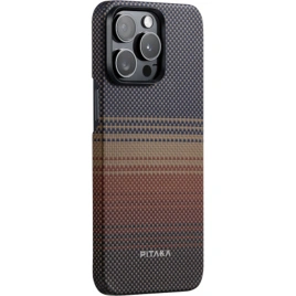 Чехол Pitaka Fusion Weaving MagEZ Case 5 для iPhone 15 Pro Max Sunset