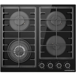 Газовая варочная панель Kuppersberg TG 62 B Black Glass