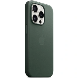 Чехол Apple FineWoven with MagSafe для iPhone 15 Pro Evergreen