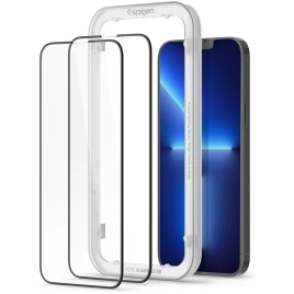 Защитное стекло Spigen iPhone 13 Pro Max ALM Glass FC 2-Pack (AGL03377)