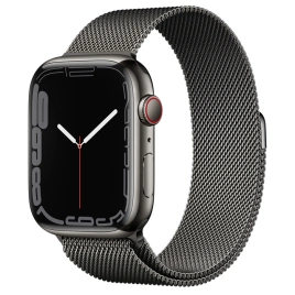 Смарт-часы Apple Watch Series 7 GPS + Cellular 41mm Graphite Stainless Steel Case with Milanese Loop Graphite (MKHK3/MKLF3)