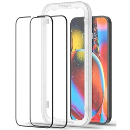 Защитное стекло Spigen iPhone 13/13 pro ALM Glass FC 2-Pack (AGL03387)