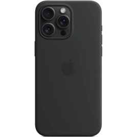 Силиконовый чехол Apple MagSafe для iPhone 15 Pro Max Black