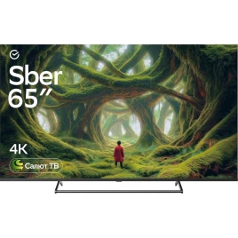 Телевизор Sber 65" QLED 4K UHD Салют ТВ (SDX-65U8131)
