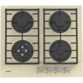 Газовая варочная панель Korting HGG 6825 CTB Beige