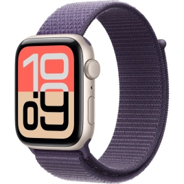 Смарт-часы Apple Watch SE (2025) 40mm Starlight Aluminum Case with Purple Fog Sport Loop