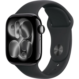 Смарт-часы Apple Watch Series 11 42mm Jet Black Aluminium Case with Black Sport Band S/M