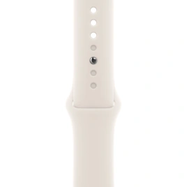 Смарт-часы Apple Watch SE (2024) 44mm Starlight Aluminium Case with Starlight Sport Band S/M (MXEU3)