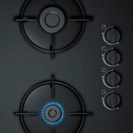 Газовая варочная панель Bosch Serie 2 POH6B6B10 Black
