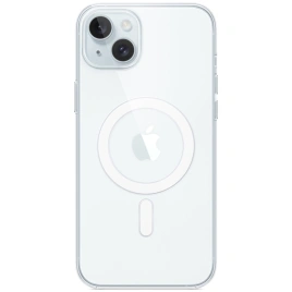 Силиконовый чехол Apple MagSafe для iPhone 15 Plus Clear