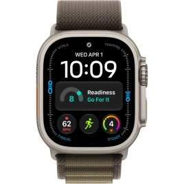 Смарт-часы Apple Watch Ultra 4 (2026) 49mm Natural Titanium Case with Dark Olive Alpine Loop M