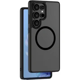 Чехол Deppa Silk Frost MagSafe для Samsung Galaxy S25 Ultra 84267 Black