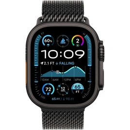 Смарт-часы Apple Watch Ultra 2 (2024) 49mm Black Titanium Case with Black Titanium Milanese Loop M
