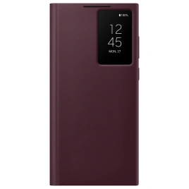 Чехол Samsung Smart Clear View Cover для Galaxy S22 Ultra (EF-ZS908CEEGRU) Burgundy