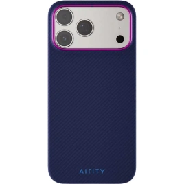 Чехол Airity Oriental Ink Veil Сarbon Fibre для iPhone 18 Pro Max Deep Purple