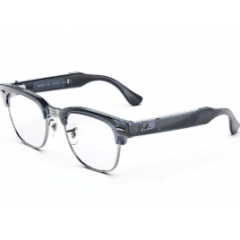 Умные очки Ray-Ban Clubmaster (audio) Transparent Sky Blue Standard Transitions Sapphire