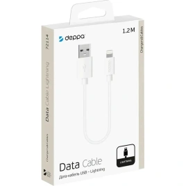 Кабель Deppa USB/Lightning 1,2m 72114 White