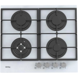 Газовая варочная панель Korting HGG 6722 CTW White