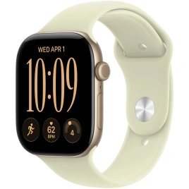 Смарт-часы Apple Watch Series 12 42mm Light Gold Aluminum Case with Pale Succulent Sport Band M/L